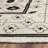 Chrystal Hand Knotted Wool/Cotton Southwestern Rug in Ivory/Gray-33000829