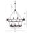26-Light 2-Tier Classic Farmhouse Wagon Wheel Chandelier