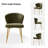 Euclid 29"H Modern Velvet Accent Chair with Tufted Back-857733026
