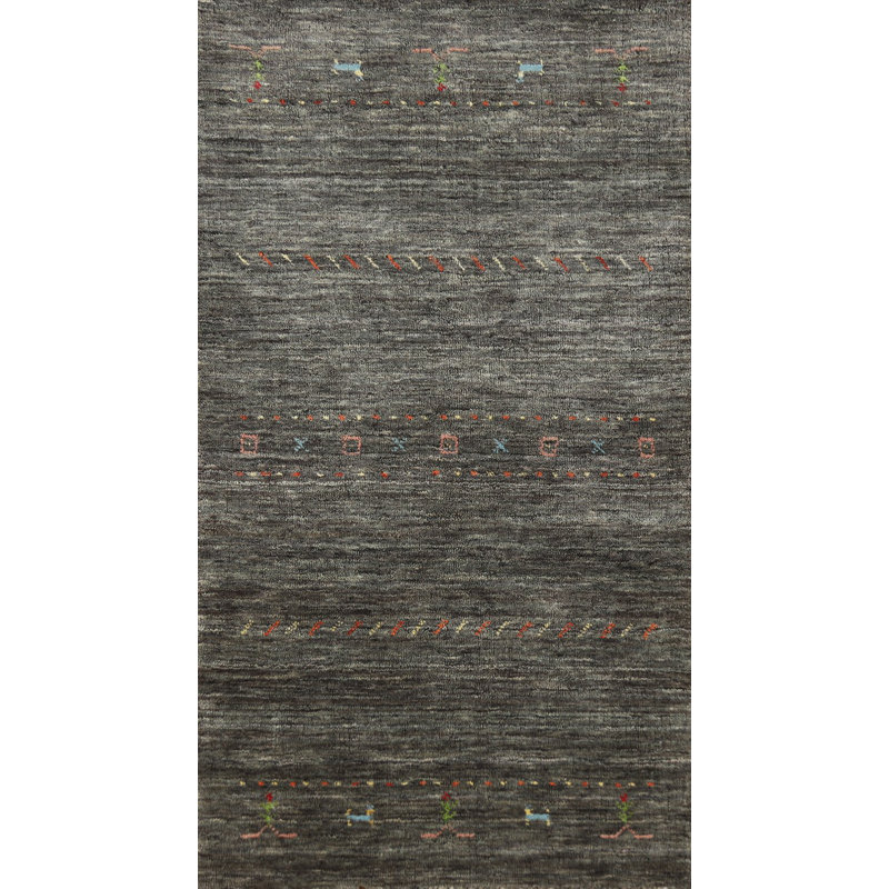 Gabbeh Style Indian Rug 3x6