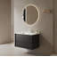Meuble-lavabo de salle de bain mural 30 po avec lavabo Eclat-871428272