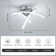 Cervone 3-Light 43cm LED Semi Flush Mount Ceiling Light