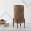 Lampe de table noire 16,5 po Amoretta