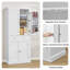 Joele 72 Kitchen Pantry with 4 Doors and 1 Drawer-1889295212
