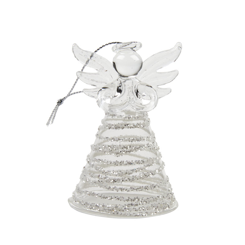 Mcdaniel 8cm Glass Hanging Figurine Ornament