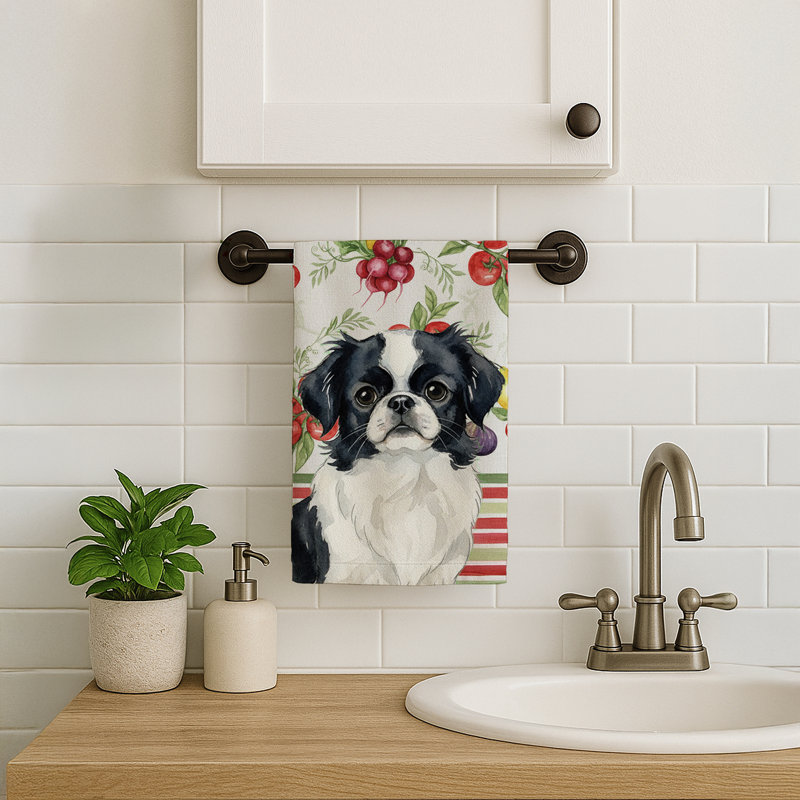 Torchon noir et blanc, Black/White Japanese Chin