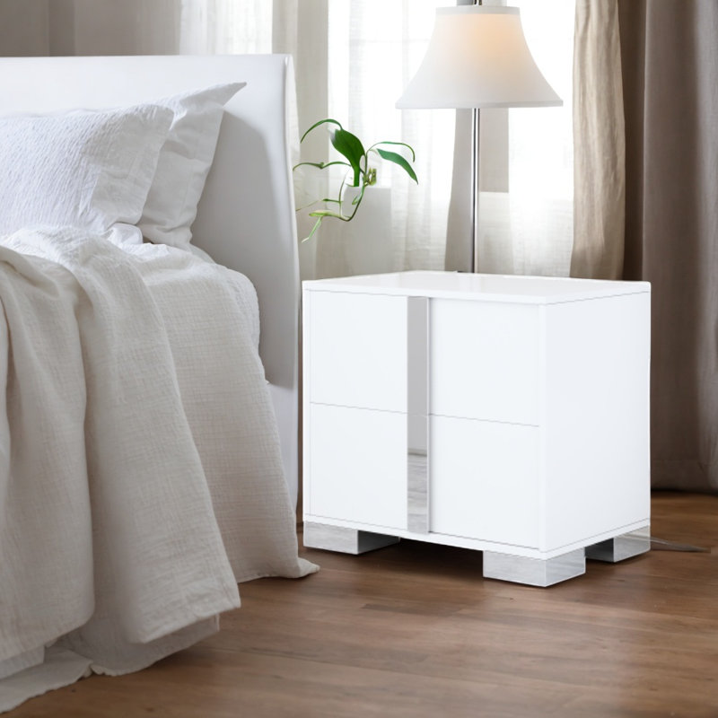23.31'' W Nightstand, White