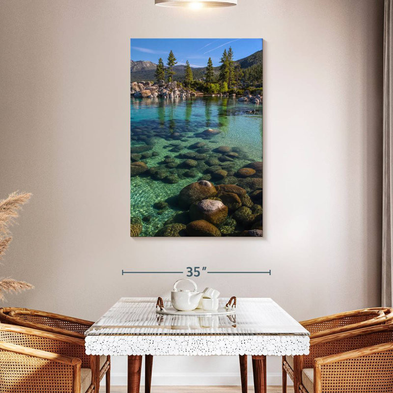 Alvord Emerald Waters, lac Tahoe, H 48 po x l 32 po