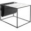 Table d'appoint moderne avec plateau en marbre ClickDecor Wilson