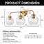 3-Light Globe Vanity Light