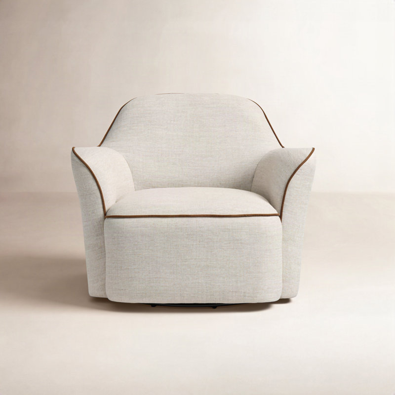Bethany Swivel Chair-Alcala Wheat, Alcala Wheat Polyester Blend