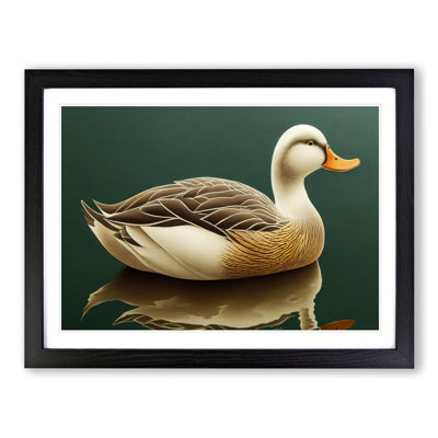 Serene Duck - Framed Print