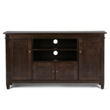 Carlton 54"W Solid Wood TV Stand for TVs up to 60" with 4 Cabinets