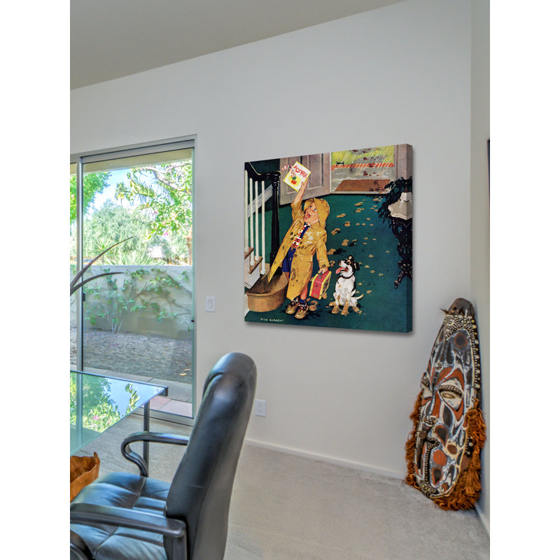 « happy maman day » par richard sargent, reproduction d’art sur toile tendue, H 18 po x l 18 po