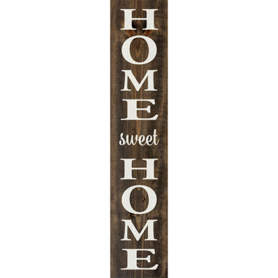 Home Sweet Home (grande enseigne de ferme verticale)