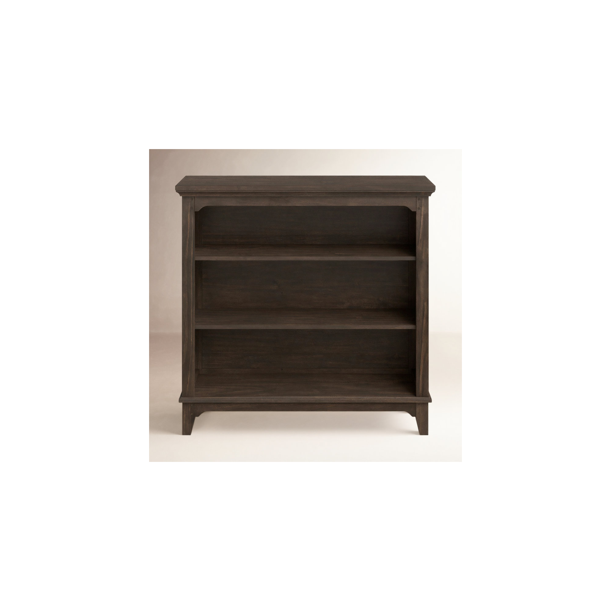Mabank Wide Bookcase, River Rock Brown