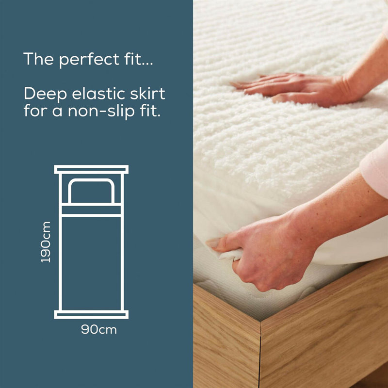 Indulgence Fitted Heated Mattress Cover, Single