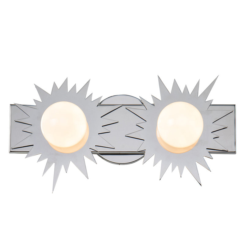 Meuble-lavabo 2 lumières Talant, Argent argent