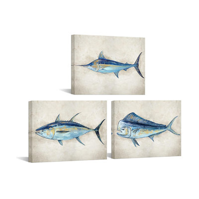 3 Piece Wrapped Canvas Wall Art