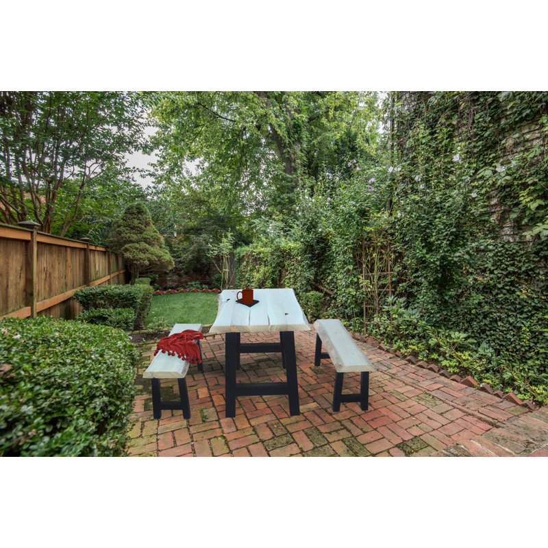 Table Ridgemont 6 pi. Avec 2 bancs, Sans finition, L 44 po x l 26 po x H 30 po