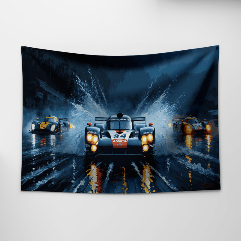 Tapisserie murale Sports Endurance Racing, 26 po x 36 po
