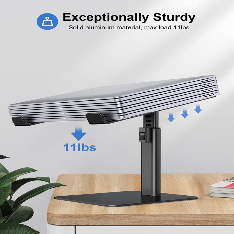 Metal Stackable Monitor Stand, Black