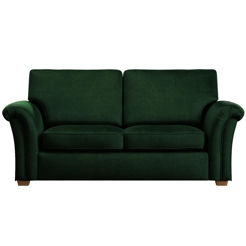 Castleacre Three Seater and Two Seater, Fixed Back, Forest Green