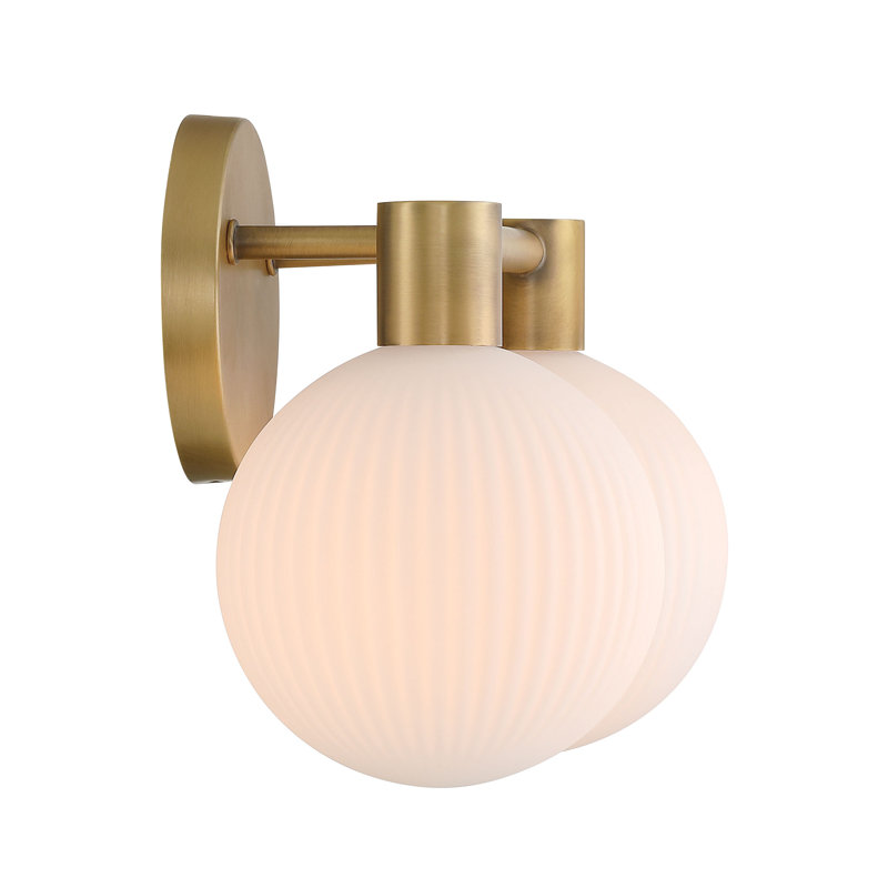 Fenton Vanity, 2 Lights, 9" H x 15" W x 7" D, 120 W