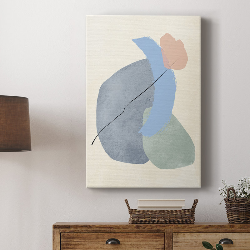 Pastel Assemblage II - Gallery Cavas, H 36 po x l 24 po