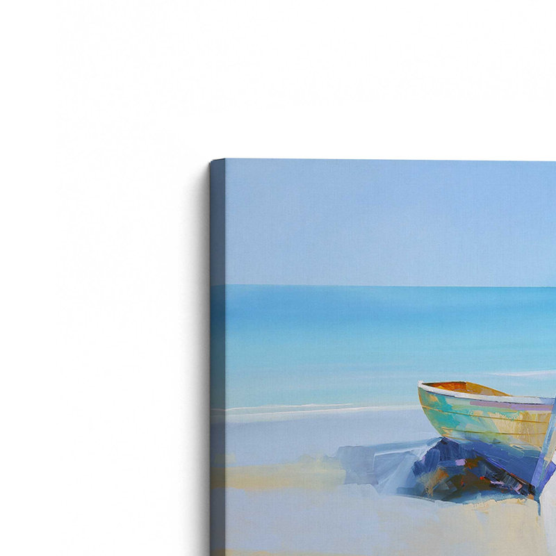 Resting Rowboats, 12" H x 18" W, Wrapped Canvas, Does Not Apply