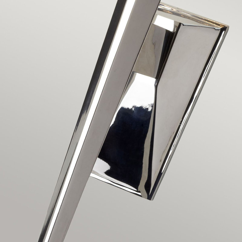 Atdhe Steel Wallchiere, Polished Chrome