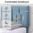Auxter Upholstered Platform Bed Frame with Vertical Channel Tufted Adjustable Headboard, Velvet Fabric Mattress Foundation with Strong Wooden Slats, Heavy Duty, No Box Spring Needed, Noise-Free-1856483197-1877220124