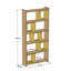Lene 170cm H x 80cm W Geometric Bookcase-842789195