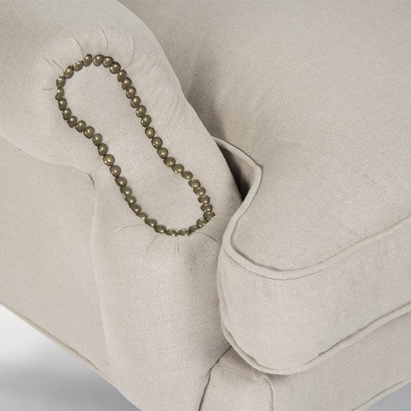 Kelkar Linen Wingback Chair