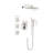 Complete Shower System with Bodysprays-110679974