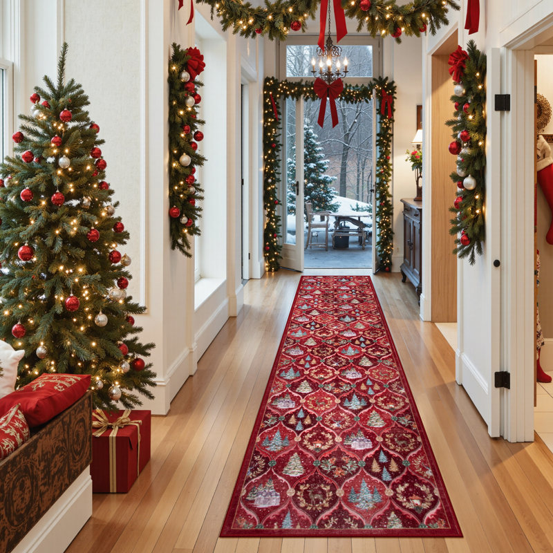 Tapis de Noël Laraven, Tapis de couloir 2 pi x 8 pi