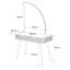 -QS dressing table with LED mirror-1937853926