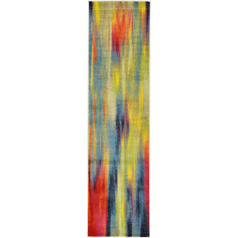 Tanguay Abstract Indoor Rug, Runner 2'7" x 10'