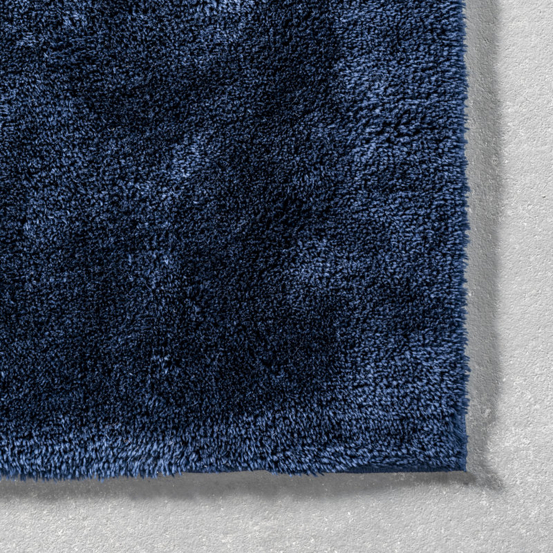 Tapis uni lavable en machine Loni pour le salon, la chambre à coucher, la salle à manger et la chambre de bébé