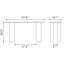 57.9'' Console Table
