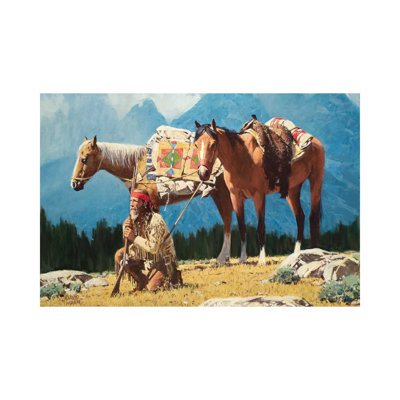 " Land Of The Tetons " by David Mann Painting Print