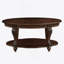 Table basse ovale en bois 42 pouces-784089857-784089856