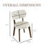 Chaises de salle à manger rembourrées Modern