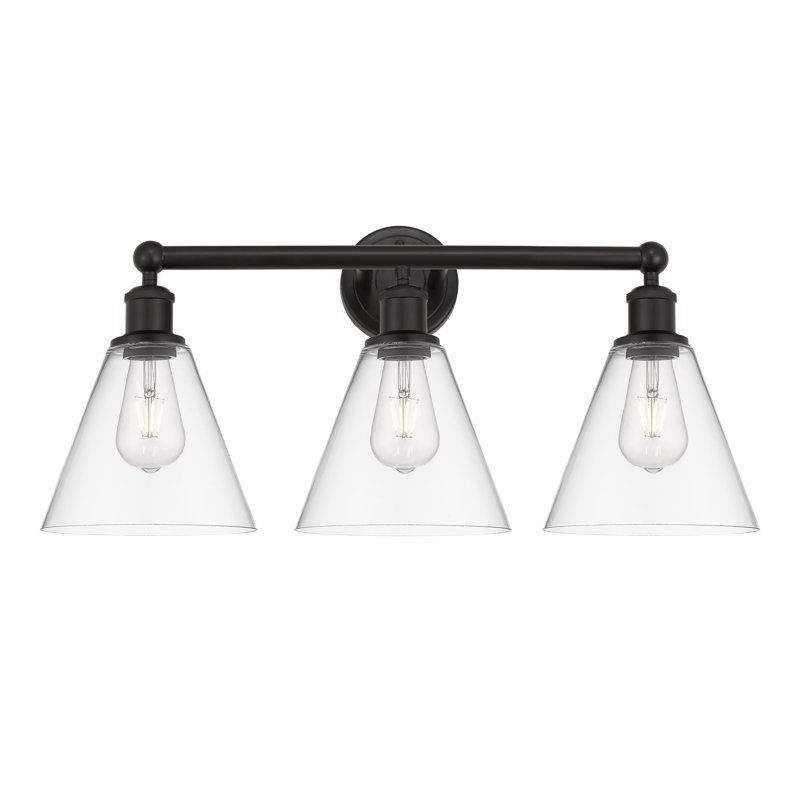 Beva 3 - Light Dimmable Vanity Light, Clear, Oil Rubbed Bronze