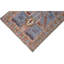 Hand Knotted Wool Area Rug in Silver And Sea Green