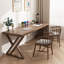 Bureau moderne et simple en bois massif-2040431012