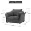 Fauteuil surdimensionné Modern Chenille