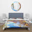Stream In Winter Forest Valley - Ensemble de housse de couette Lake House - Microfibre de polyester-66389256