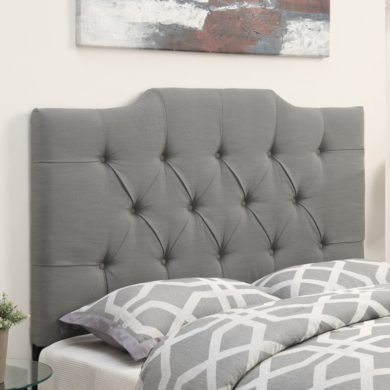 Cloey Upholstered Bed, Full / Queen, Ash