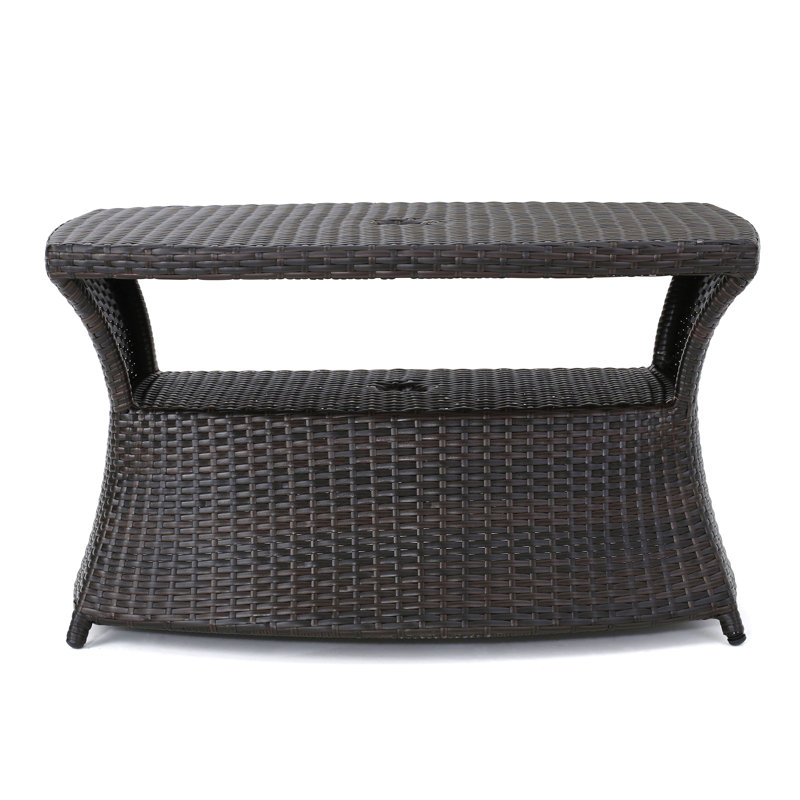 Table d'appoint Berkeley, Brun